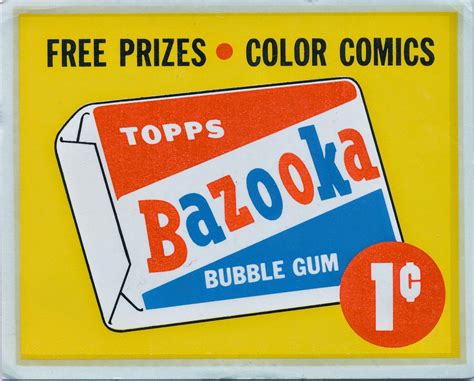 The Topps Archives Premium Time Bazooka Bubble Gum Bazooka Gum