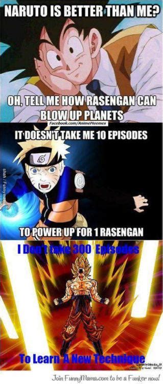 And you just chose more memes that support dbz. naruto vs goku | Tumblr