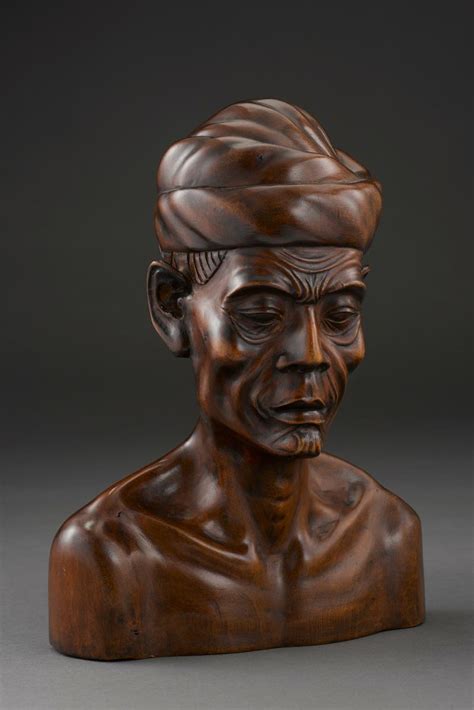 Portrait Bust Of A Balinese Man