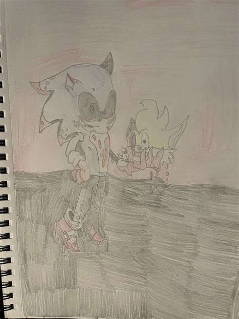 Sonic Exe Killing Tails By Chriscott92 On Deviantart