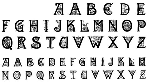 Free Fancy Calligraphy Alphabet Letters Free Fancy Alphabet Cliparts