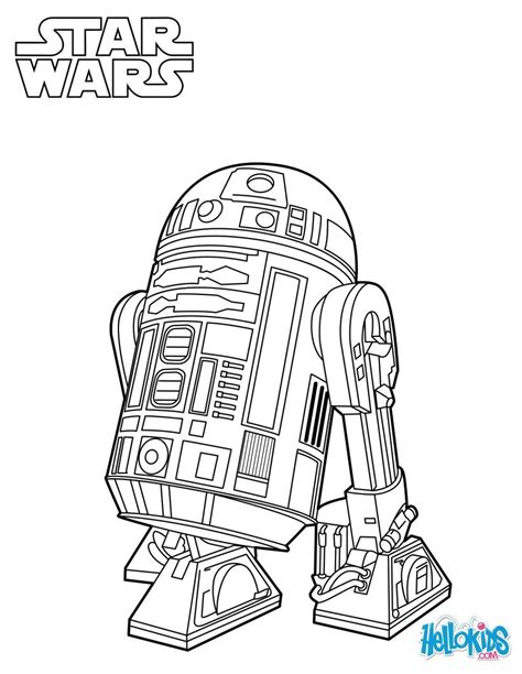 March 16, 2021december 25, 2019 by coloring. R2-d2 - star wars coloring pages - Hellokids.com