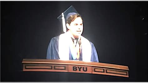 The Valedictorian At Mormon University Byu Came Out As Gay In His
