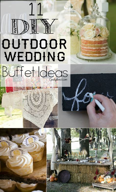 11 Diy Candy Buffet Ideas For Rustic Outdoor Weddings