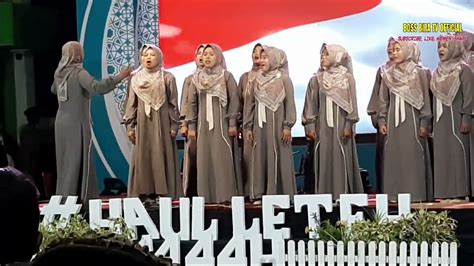 Paduan Suara Lagu Indonesia Raya By Fatayat Leteh Rembang Youtube
