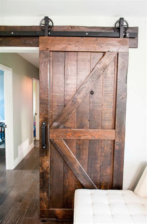 Jeld wen prehung interior doors, interior sliding glass doors residential, laminate interior doors, extra wide interior doors, 5 panel shaker style interior doors, colonial style interior doors, craftsman. 20 Awesome Sliding Doors With Rustic Accent | HomeMydesign