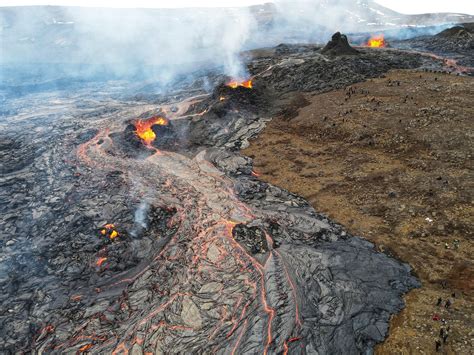 New Eruption At Fagradalsfjall Volcano Follows Days Of Seismic Swarms