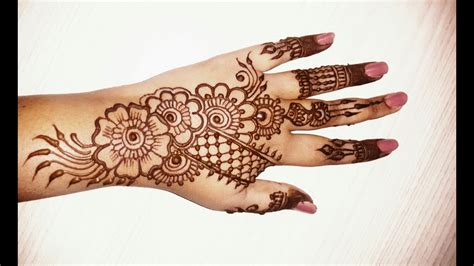 Beautiful Simple Mehndi Designs For Hands Simple Henna Designs