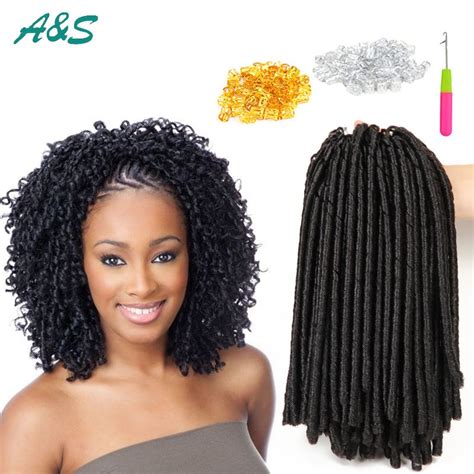 Find More Bulk Hair Information About 14inch Faux Locs Crochet Hair