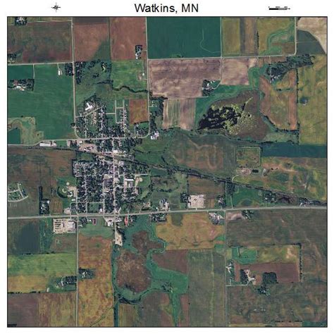 Aerial Photography Map Of Watkins Mn Minnesota