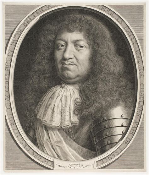 Portrait Of Charles D Albert D Ailly 1625 1698 Duc De Chaulnes