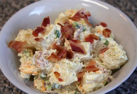 Culturally Confused Two Potato Salads Moms Potato Salad And Loaded