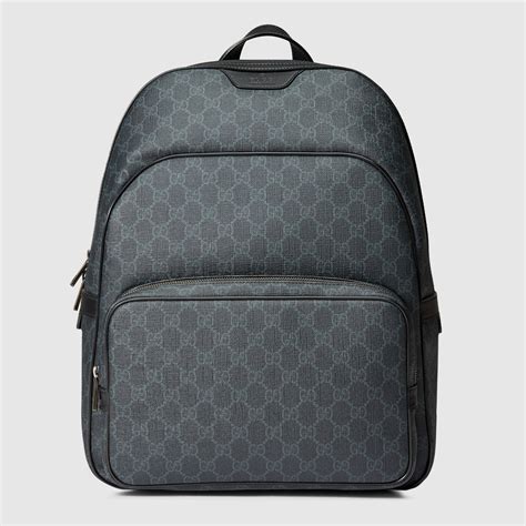 Gucci Gg Supreme Canvas Backpack In Black For Men Lyst