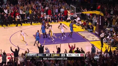 Lakers Vs Thunder 04 22 2012 Hd720p Highlights Double Overtime