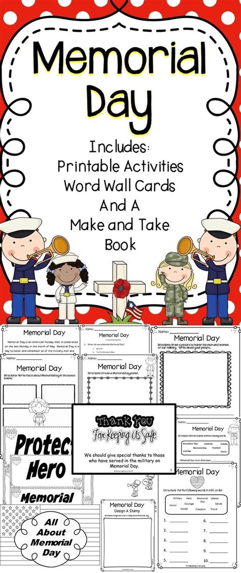 Memorial Day Classroom Activities This Activity Pack Includes Fun And