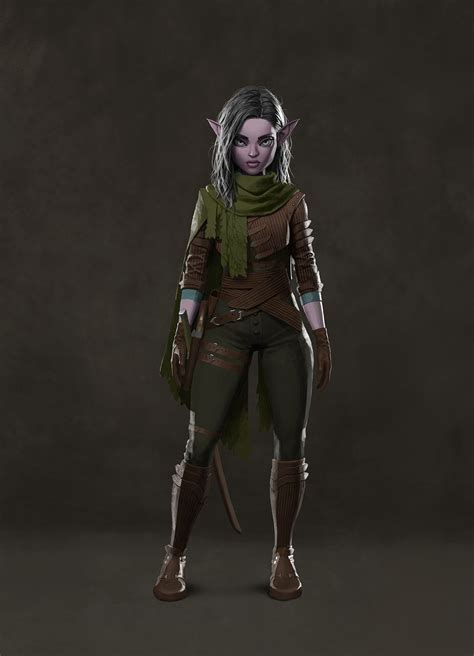 Artstation Elf Company Un Lee Concept Art Characters Dungeons And