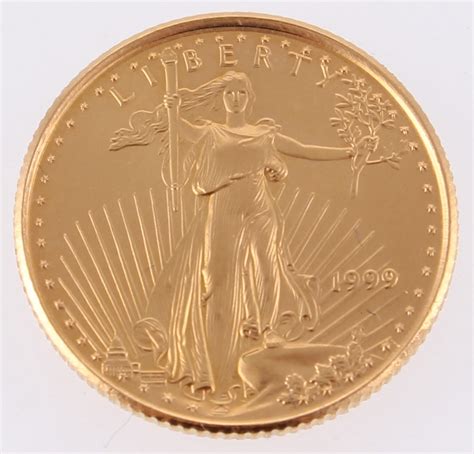 1999 110 Oz Gold American Eagle 5 Coin Pristine Auction