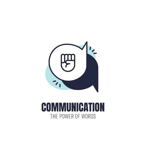 Premium Vector Communication Logo Template Design