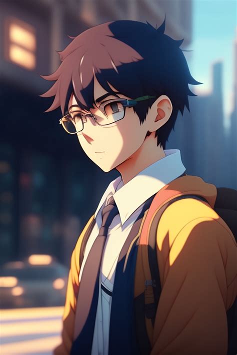 Lexica A Nerdy Anime Boy Is Problem Solving Alone By Makoto Shinkai