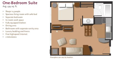 The accommodation consists of 1 bathroom and 2 bedrooms … edinburgh hotel. Residence Inn Marriott Suite Floor Plan | Residence Inn By ...