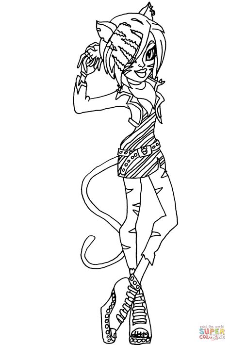️monster High Toralei Coloring Pages Free Download