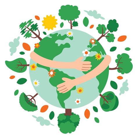Premium Vector Concept Of Mother Earth Day