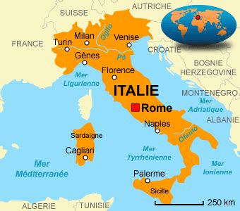 Carte Du Monde Italie Passions Photos