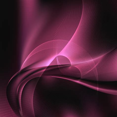 Pink And Black Flowing Curves Background Eps Ai Vector Uidownload