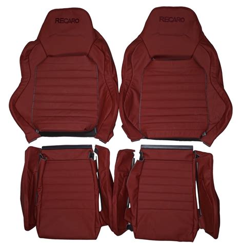 Recaro Speed Racing Sr D Custom Real Leather Seat Covers Front