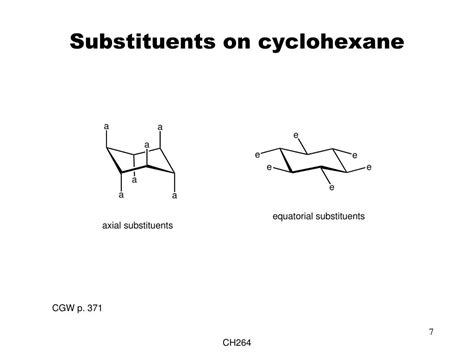 PPT CH264 3 Organic Chemistry II Cyclohexane Rings PowerPoint