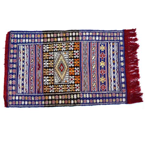 Marokkanische berber teppich boucherouite 250 x 130 cm. Marokkanischer Teppich Kelim TK02 online kaufen - l-orient.de