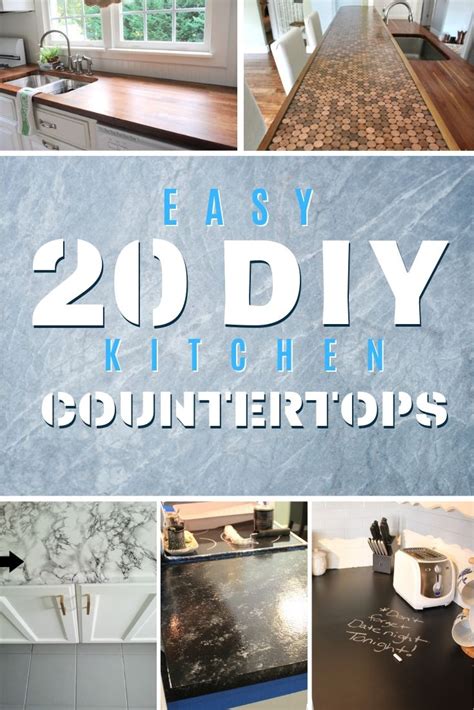 DIY Countertop - 20 Easy Tutorials to Revamp Your Kitchen ...