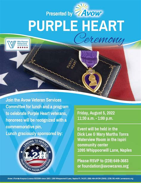 Purple Heart Ceremony – Avow HospiceAvow Hospice
