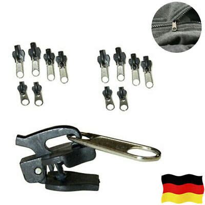 X Universal Rei Verschluss Reparatur Zipper Set Schieber Plastik