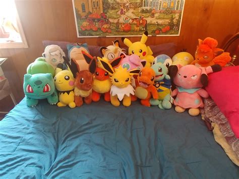 Maybe you would like to learn more about one of these? My Pokemon build a bear collection. Who says adults can't ...