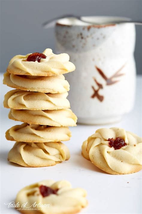 This is from the box of canada cornstarch, we make them every year for christmas. These shortbread cookies with jam are easy to make, in ...