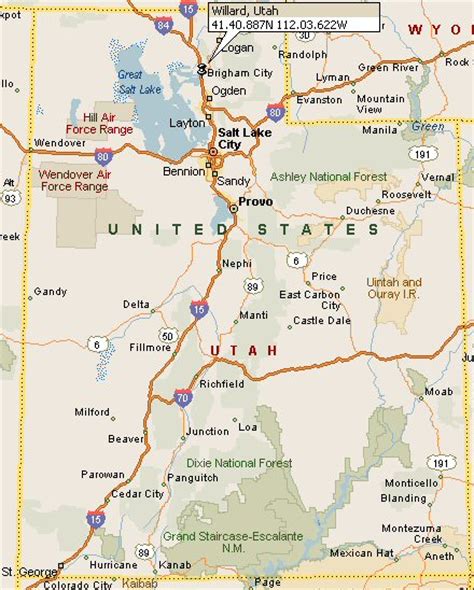 Willard Utah Map 4