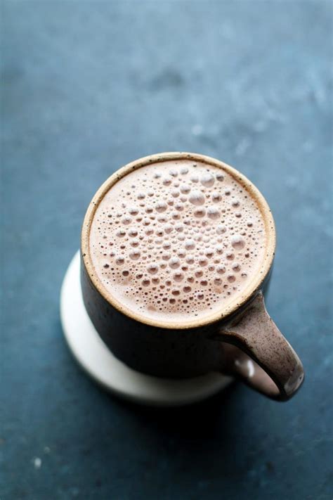 The Healthiest Peanut Butter Hot Chocolate Unsweetened Caroline Hot