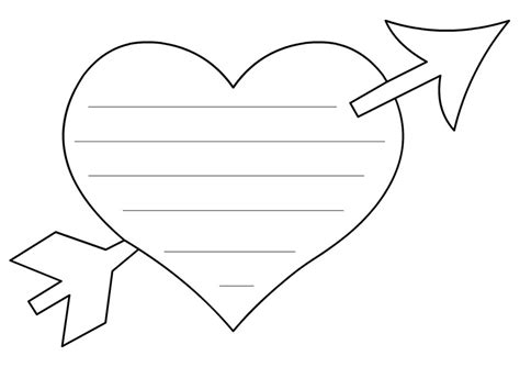 6 Free Printable Heart Templates Printable Heart Shape Clipart Best