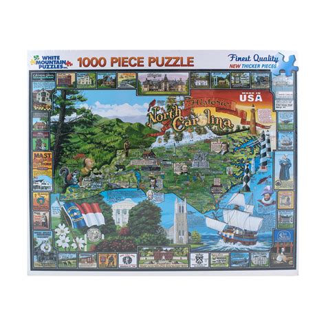 White Mtn Puzzle Puzzle Historic North Carolina