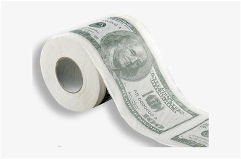 100 Dollar Bill Toilet Paper Dollar Toilet Paper Png Png Image