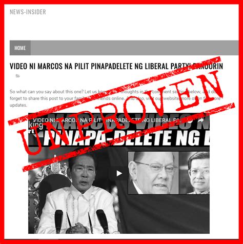 Vera Files Fact Check Online Post Claiming Lp Trying To Delete Marcos Video Unproven Vera Files