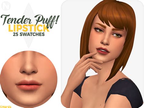 Tender Puff Sims 4 Cc Lipstick Sims 4 Sims 4 Cc Makeup Sims