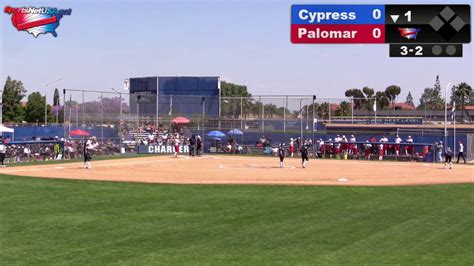 Cccaa Softball Super Regionals Cypress Vs Palomar Youtube