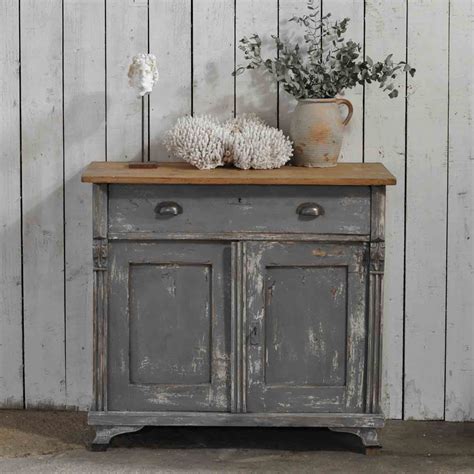It can withstand everyday usage, which may include scruffs or. Vintage Distressed Dark Grey Hand Painted European Cupboard