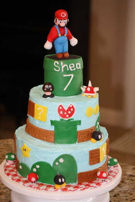 See more ideas about mario birthday, mario birthday cake, super mario party. Monkeys In My Bed: Super Mario Cake