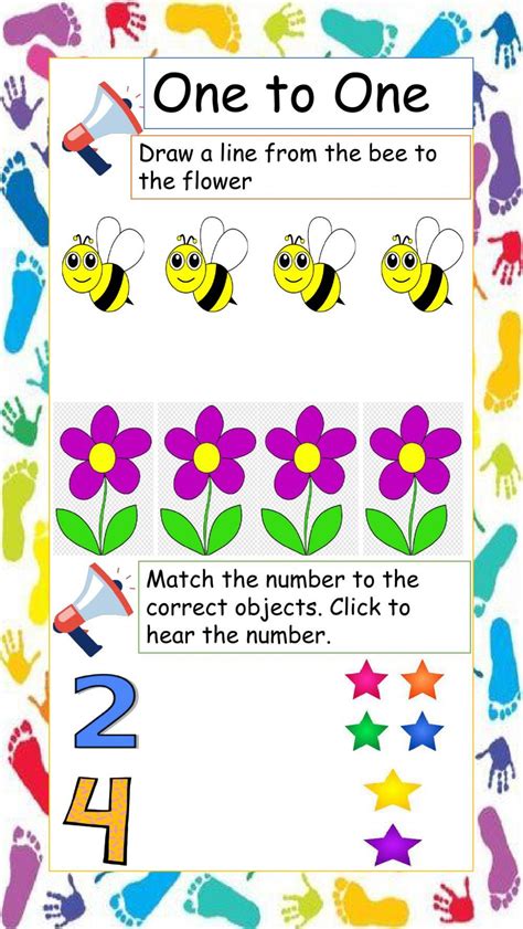One To One Correspondence Exercise Live Worksheets