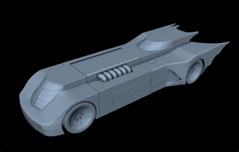 Animated Series Batmobile Free 3d Model 3d Printable Cgtrader