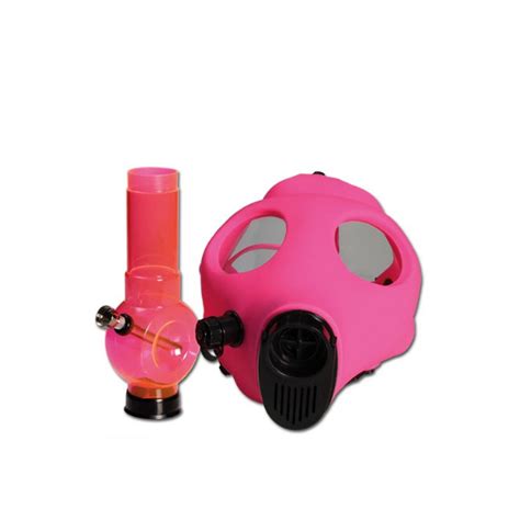Gas Mask Bong Pink Art Of Joint