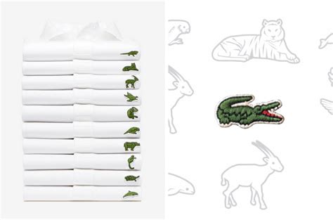 Lacoste Is Replacing Its Iconic Crocodile Logo With 10 Other Animals